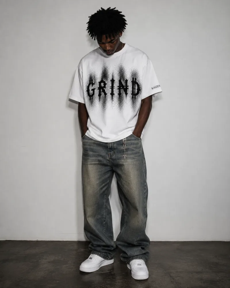 T shirt grind